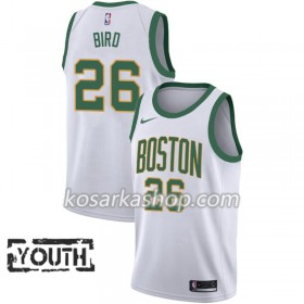 Dres Boston Celtics Jabari Bird 26 Nike 2018-19 City Edition Bijela Swingman - Dječji